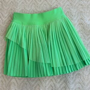 lululemon athletica was pleated tiered skirt skort